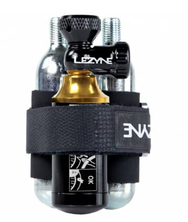 Pompe à cartouche Lezyne Tubeless CO2 Blaster, kit de réparation inclus Pompe à cartouche Lezyne Tubeless CO2 Blaster, kit de réparation inclus