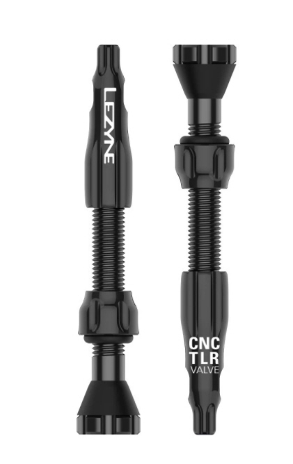 Lezyne Tubeless Valves CNC 44 mm noir Lezyne Tubeless Valves CNC 44 mm noir
