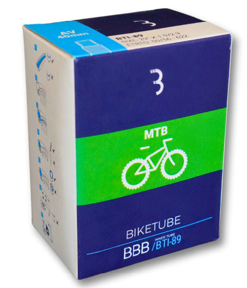 BBB Chambre à air vélo BTI-89 29 pouces - AV 40 mm BBB Chambre à air vélo BTI-89 29 pouces - AV 40 mm