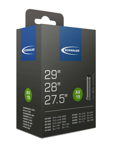 Chambre à air Schwalbe 27,5" 28" 29 Chambre à air Schwalbe 27,5" 28" 29