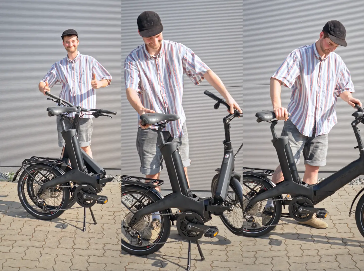 Hercules Faltrad Futura Fold Hercules Faltrad Futura Fold Ausklappmechanismus