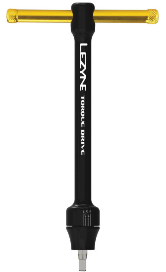 Lezyne Torque Drive CNC kit d'outils noir/or Lezyne Torque Drive CNC kit d'outils noir/or
