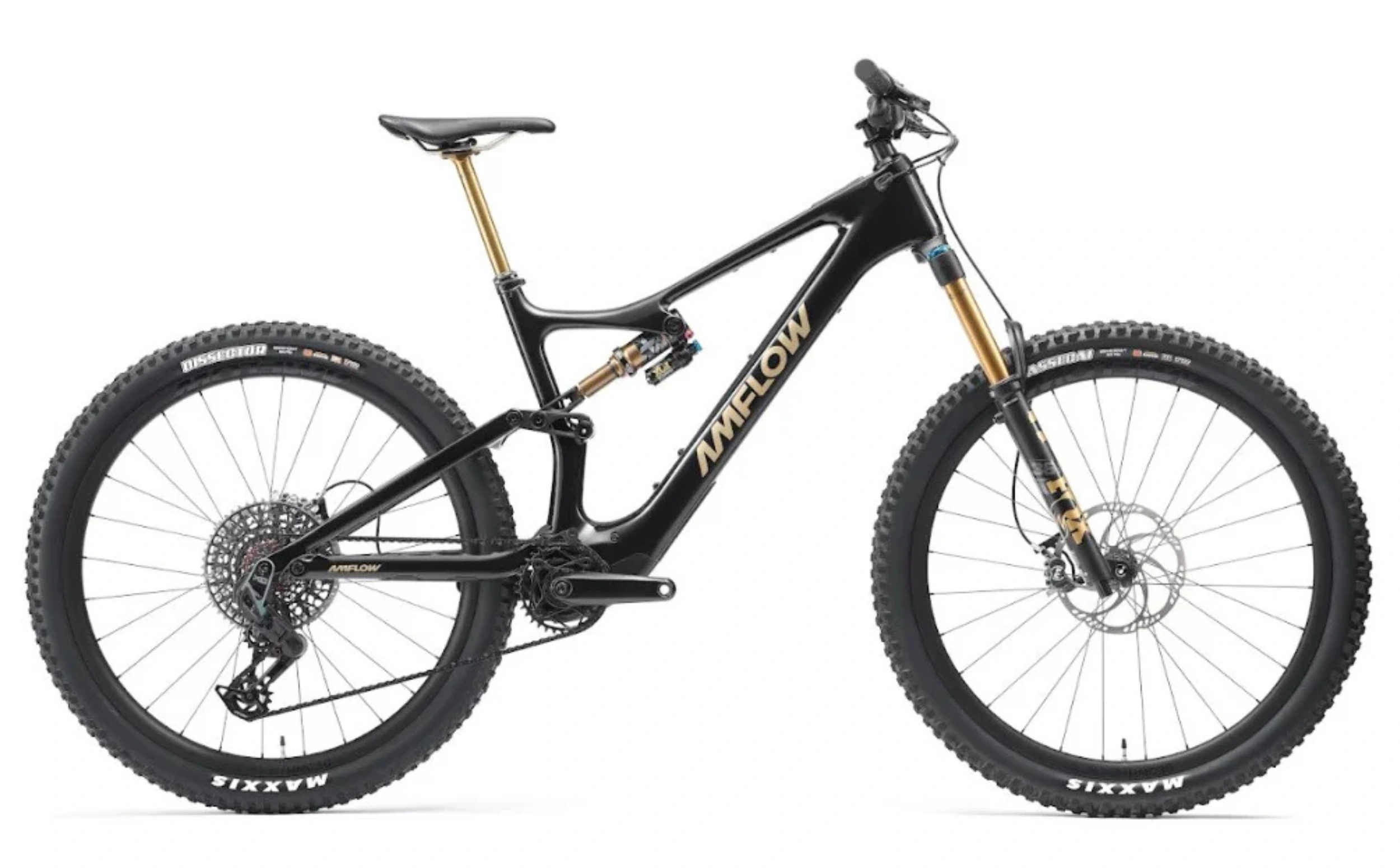 Amflow-PL-Carbon-Pro-800Wh Amflow-PL-Carbon-Pro-800Wh-Seitenansicht-rechts-schwarz-goldene schrift