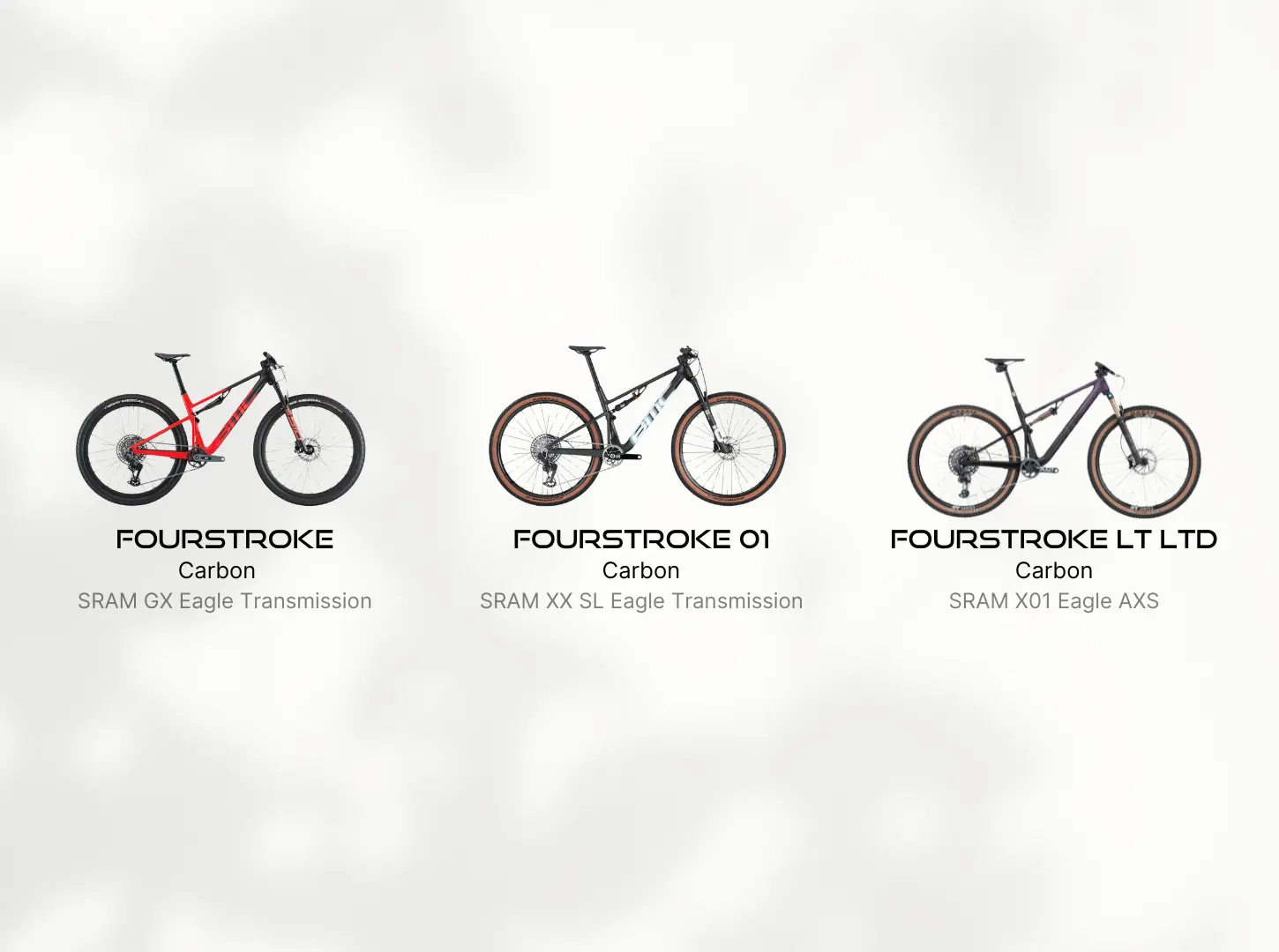 BMC Fullys Modellvarianten Fourstroke BMC Fullys Modellvarianten Fourstroke