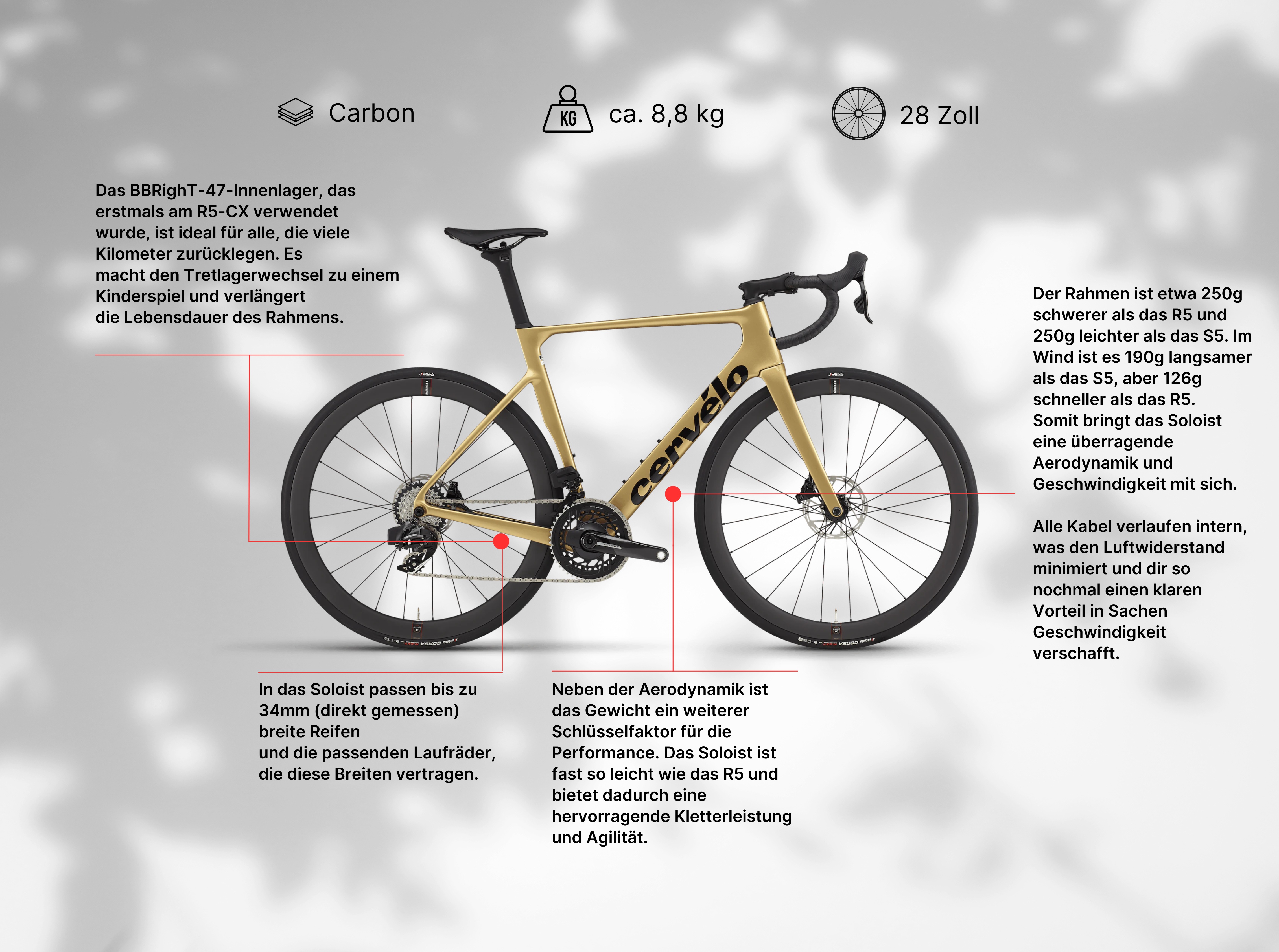 Cervélo Soloist Cervélo Soloist Eigenschaften