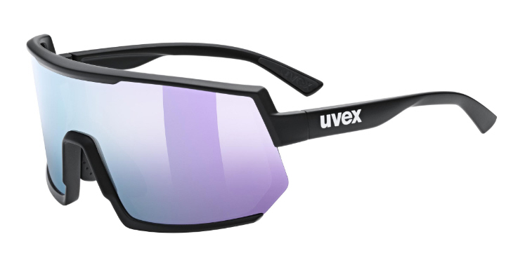 Uvex Sportstyle 235 lunettes MTB black matt/mirror lavender Uvex Sportstyle 235 lunettes MTB black matt/mirror lavender